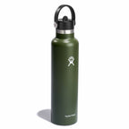 24 oz Standard Mouth w/ Flex Straw Cap - Olive