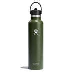 24 oz Standard Mouth w/ Flex Straw Cap - Olive