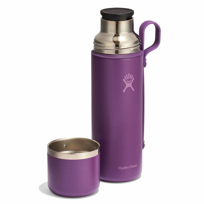 28 oz Hot Flask & Cup Beachplum Purple