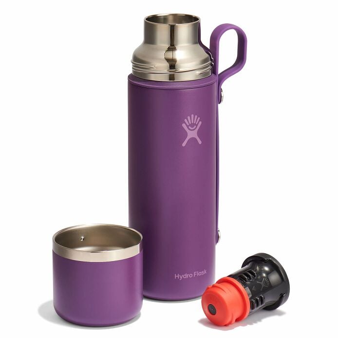 28 oz Hot Flask & Cup Beachplum Purple