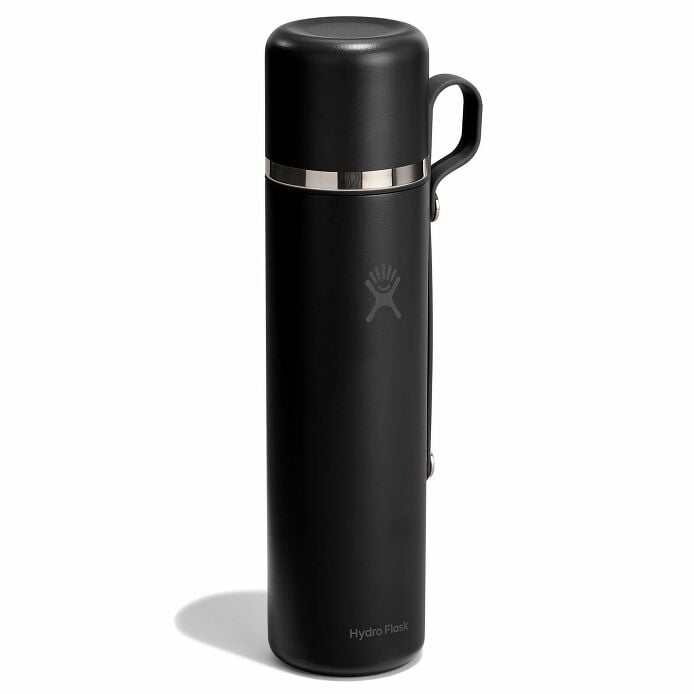 36 oz Hot Flask & Cup Black