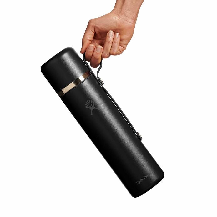 36 oz Hot Flask & Cup Black