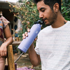 24 oz Standard Mouth with Flex Straw Cap White