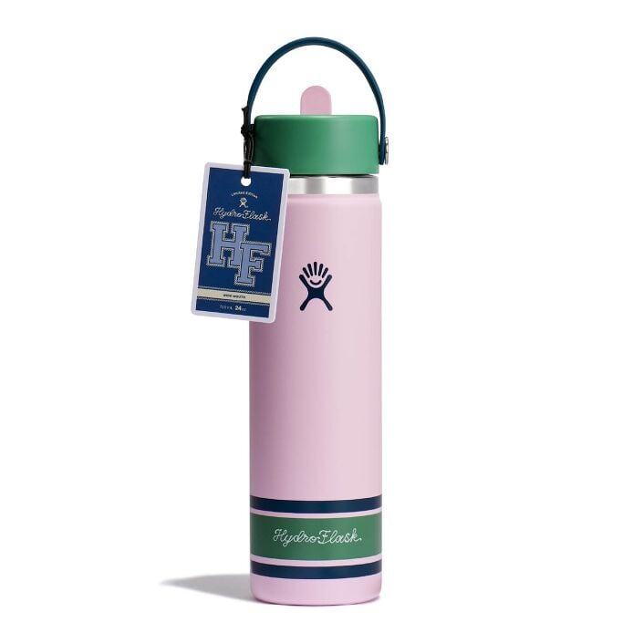24 oz Wide Mouth with Flex Straw Cap Campus Pink