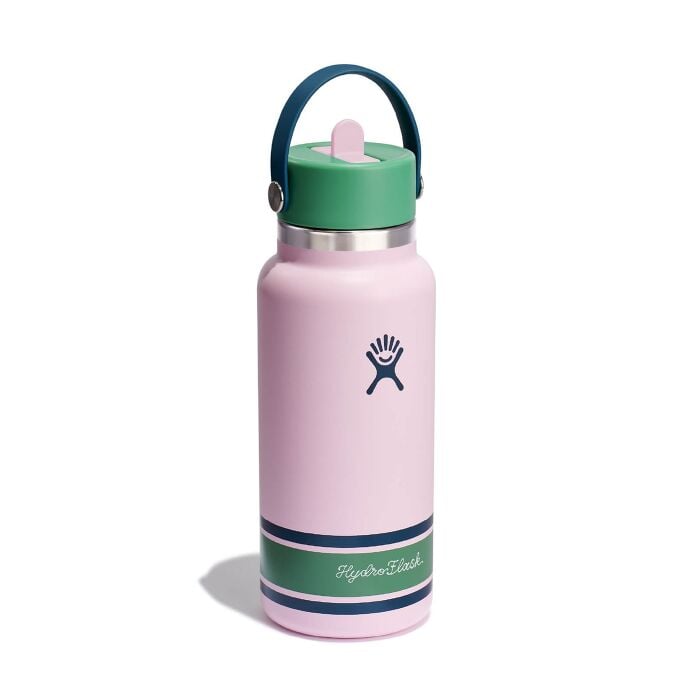 32 oz Wide Mouth with Flex Straw Cap Campus Pink