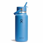 32 oz Wide Mouth with Flex Straw Cap Summit Blue