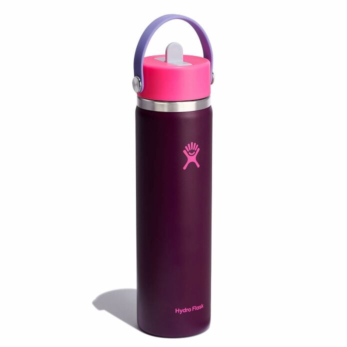 24 oz Wide Mouth with Flex Straw Cap Sugarplum