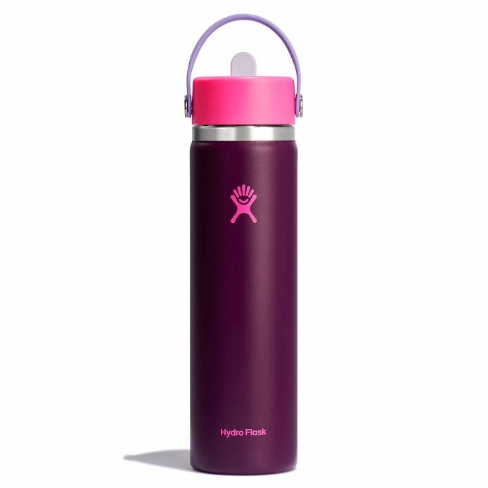 24 oz Wide Mouth with Flex Straw Cap Sugarplum
