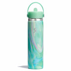 24 oz Wide Mouth with Flex Straw Cap Jelly Green