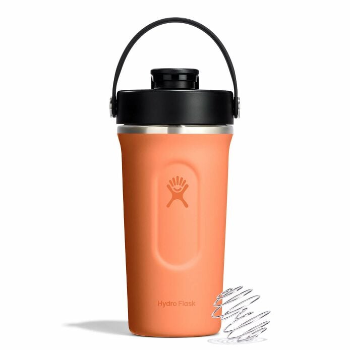 24 oz Insulated Shaker Bottle Nectar Orange