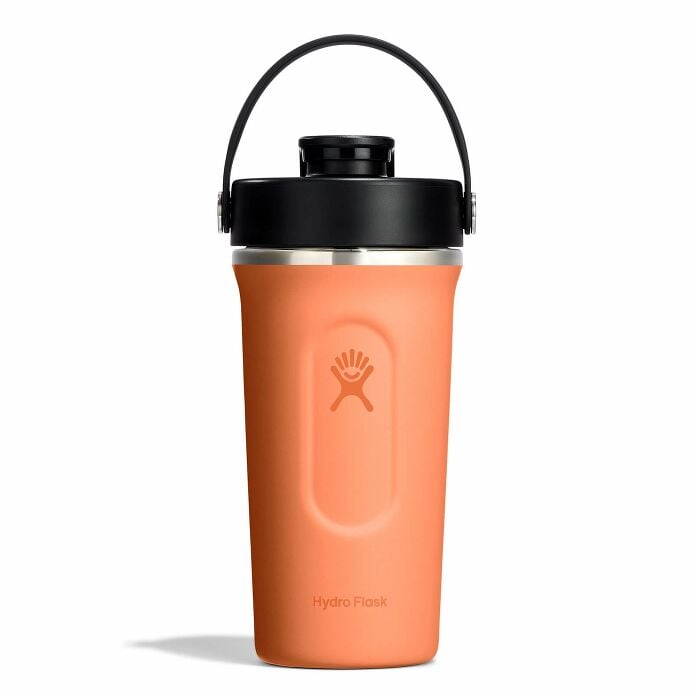 24 oz Insulated Shaker Bottle Nectar Orange