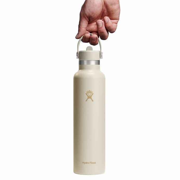 24 oz Standard Mouth with Flex Straw Cap Coconut
