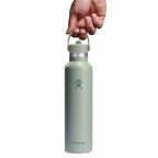 24 oz Standard Mouth with Flex Straw Cap Tonal Agave