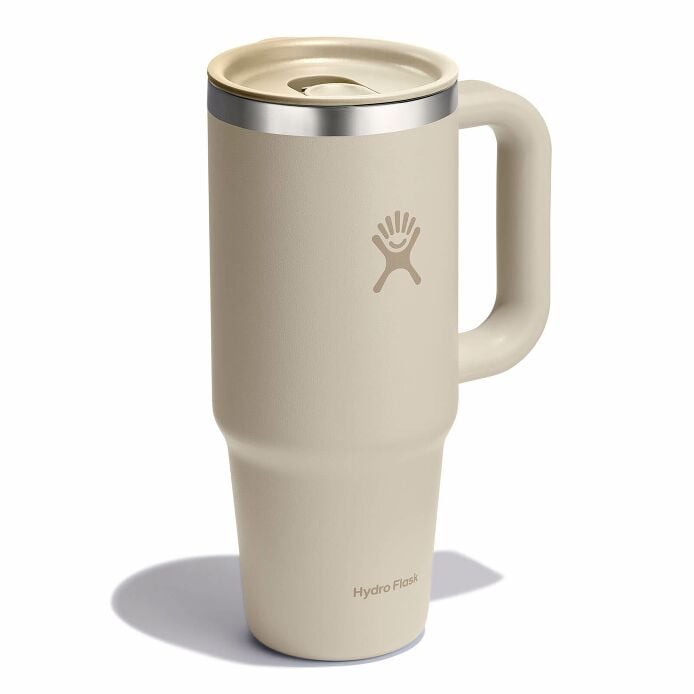 24 oz Travel Tumbler Mug Oat