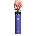 24 oz Wide Mouth with Flex Straw Cap Phantom