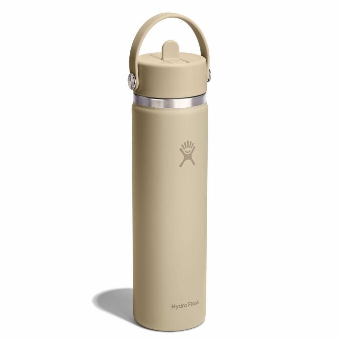 24 oz Wide Mouth with Flex Straw Cap Oat