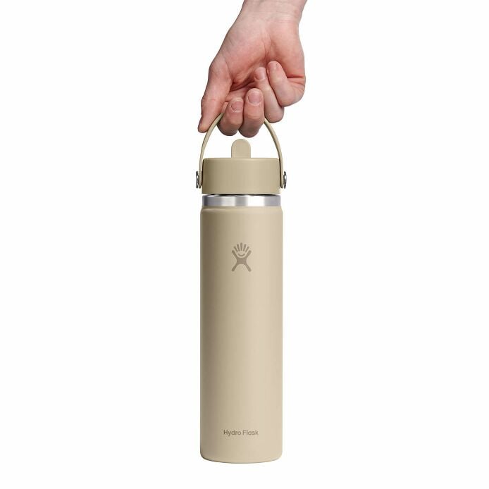 24 oz Wide Mouth with Flex Straw Cap Oat