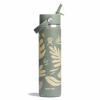 24 oz Wide Mouth with Flex Straw Cap Botanical Bliss