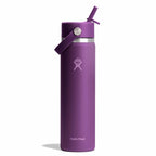 24 oz Wide Mouth with Flex Straw Cap Beachplum Purple