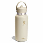 32 oz Wide Mouth with Flex Straw Cap Coconut