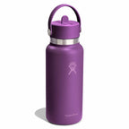 32 oz Wide Mouth with Flex Straw Cap Beachplum Purple