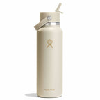 40 oz Wide Mouth with Flex Straw Cap Coconut