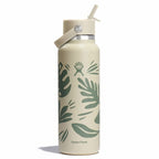40 oz Wide Mouth with Flex Straw Cap Botanical Bliss Coconut