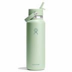 40 oz Wide Mouth with Flex Straw Cap Aloe