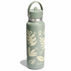 40 oz Wide Mouth with Flex Straw Cap Botanical Bliss