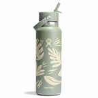 40 oz Wide Mouth with Flex Straw Cap Botanical Bliss