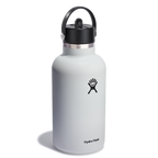 64 oz Wide Mouth with Flex Straw Cap White