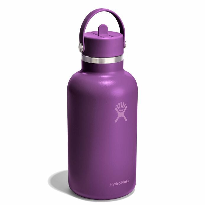 64 oz Wide Mouth with Flex Straw Cap Beachplum Purple
