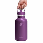 64 oz Wide Mouth with Flex Straw Cap Beachplum Purple