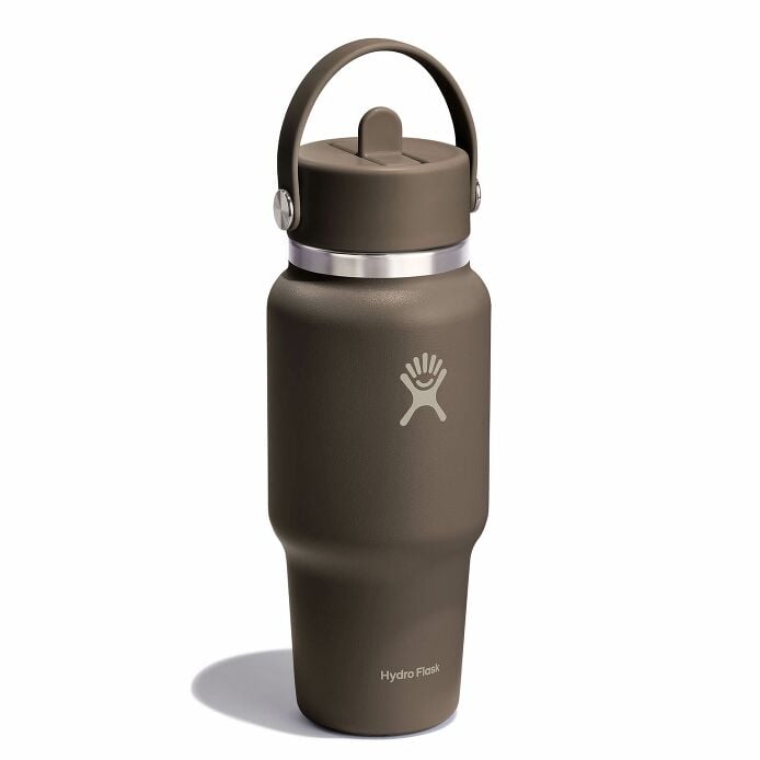 24 oz Wide Mouth Travel Bottle with Flex Straw Cap Sandpiper