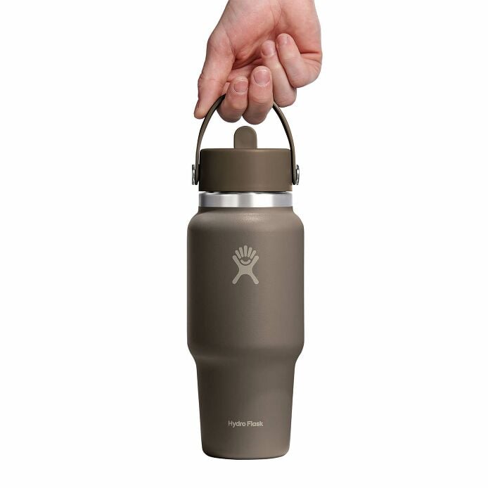 24 oz Wide Mouth Travel Bottle with Flex Straw Cap Sandpiper