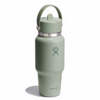24 oz Wide Mouth Travel Bottle with Flex Straw Cap Tonal Agave