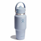 24 oz Wide Mouth Travel Bottle with Flex Straw Cap Surf