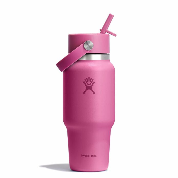 24 oz Wide Mouth Travel Bottle with Flex Straw Cap Reef