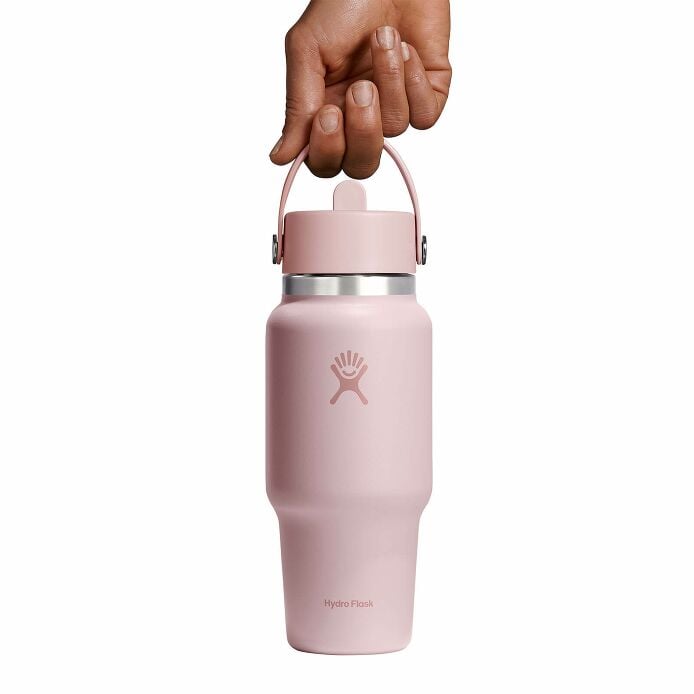 24 oz Wide Mouth Travel Bottle with Flex Straw Cap Tonal Trillium