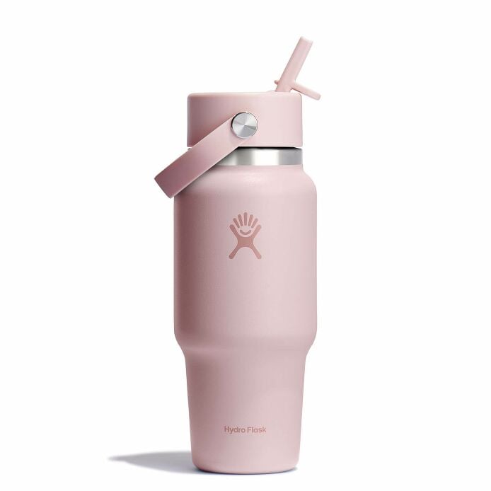 24 oz Wide Mouth Travel Bottle with Flex Straw Cap Tonal Trillium