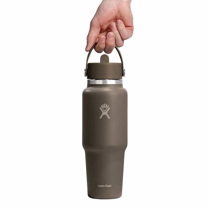 32 oz Wide Mouth Travel Bottle with Flex Straw Cap Sandpiper