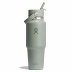 32 oz Wide Mouth Travel Bottle with Flex Straw Cap Tonal Agave
