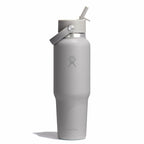 40 oz Wide Mouth Travel Bottle with Flex Straw Cap Tonal Birch