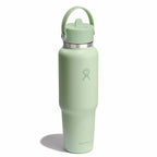40 oz Wide Mouth Travel Bottle with Flex Straw Cap Aloe