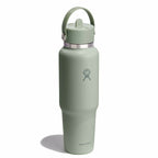 40 oz Wide Mouth Travel Bottle with Flex Straw Cap Tonal Agave