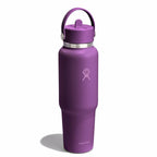 40 oz Wide Mouth Travel Bottle with Flex Straw Cap Beachplum Purple