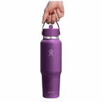 40 oz Wide Mouth Travel Bottle with Flex Straw Cap Beachplum Purple